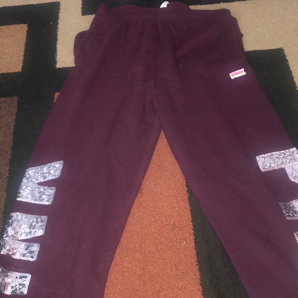 PINK bling sweatpants